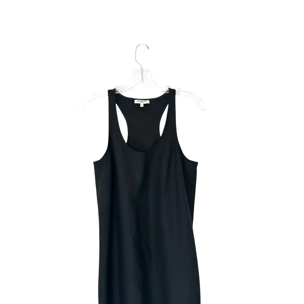 Emerson Fry Black Basic Scoop Neck Ponte‎ Layering Racerback Mini Dress Medium